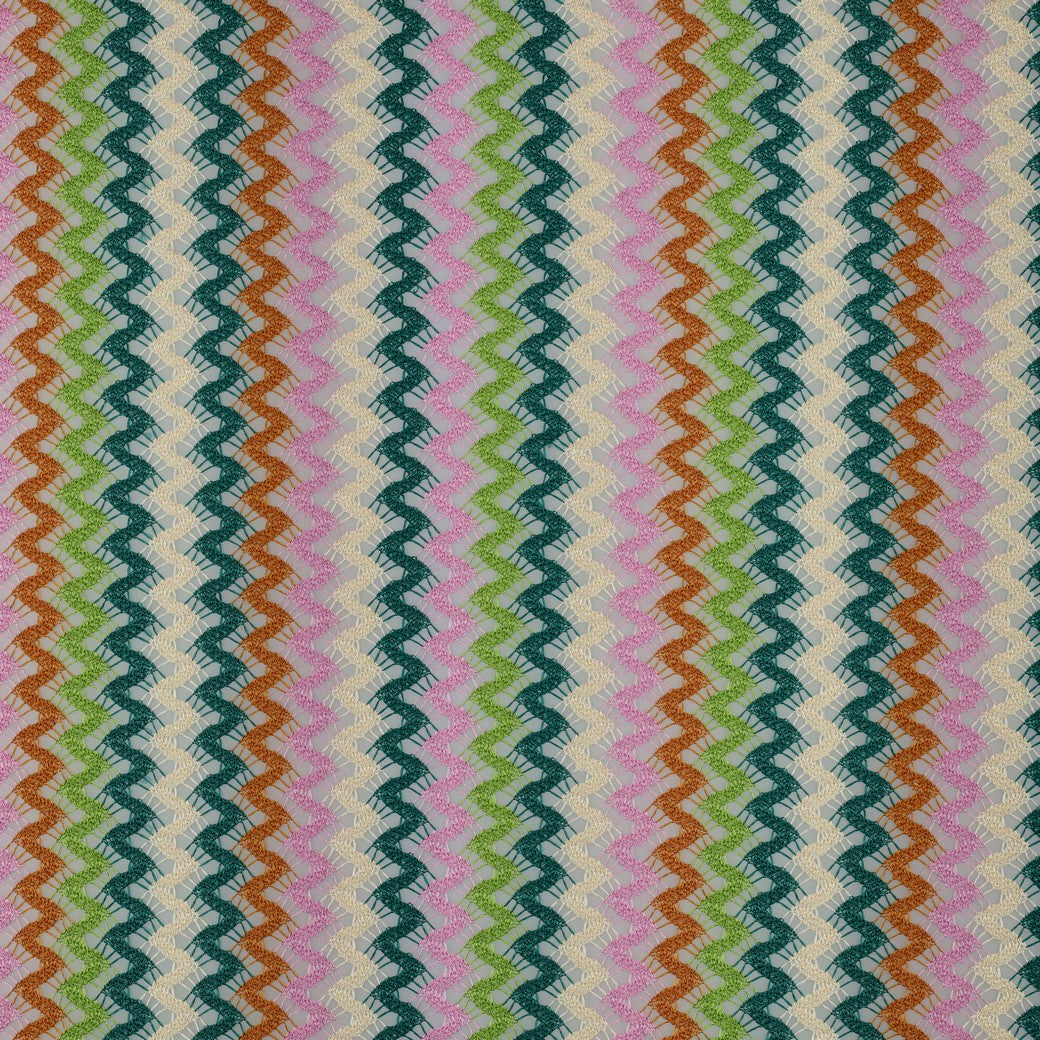 gehaakte stof zigzag groen