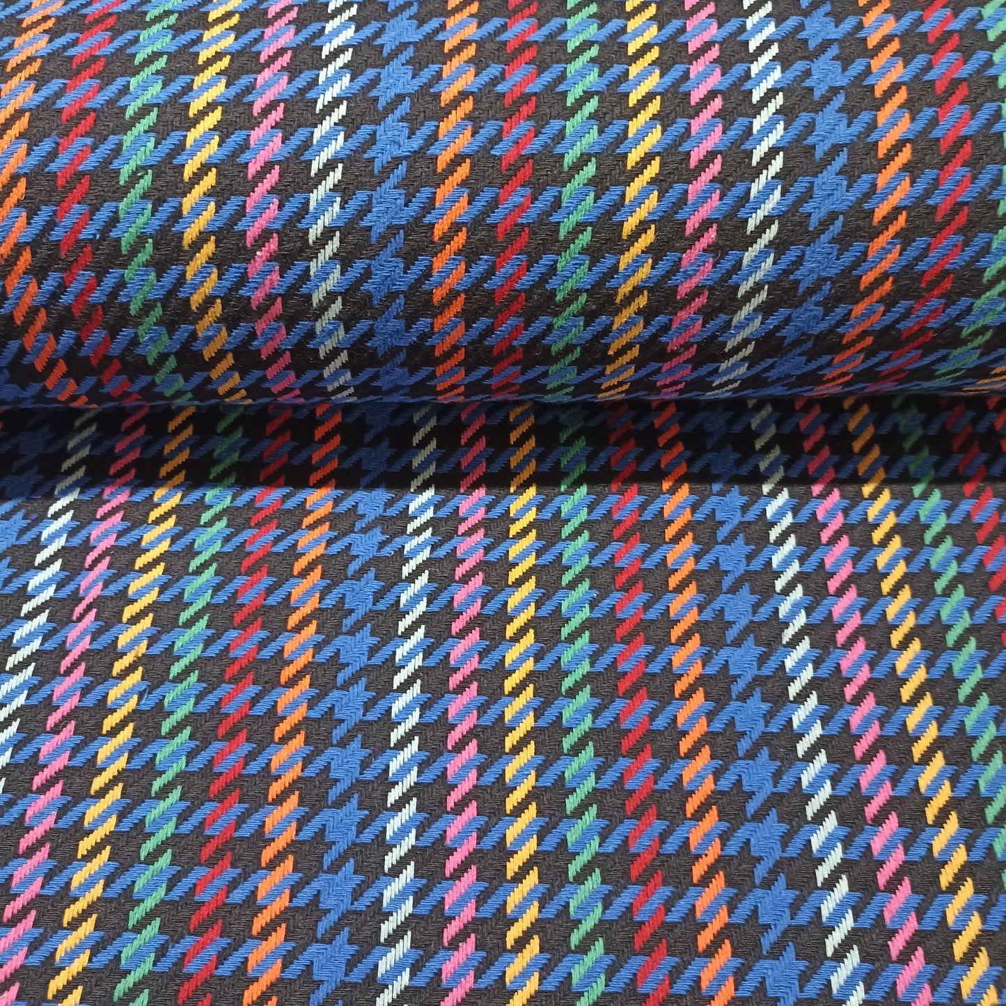 Pied de poule multicolor