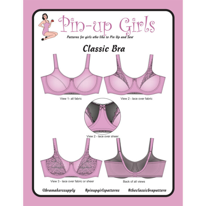 Pin-up girls classic bra
