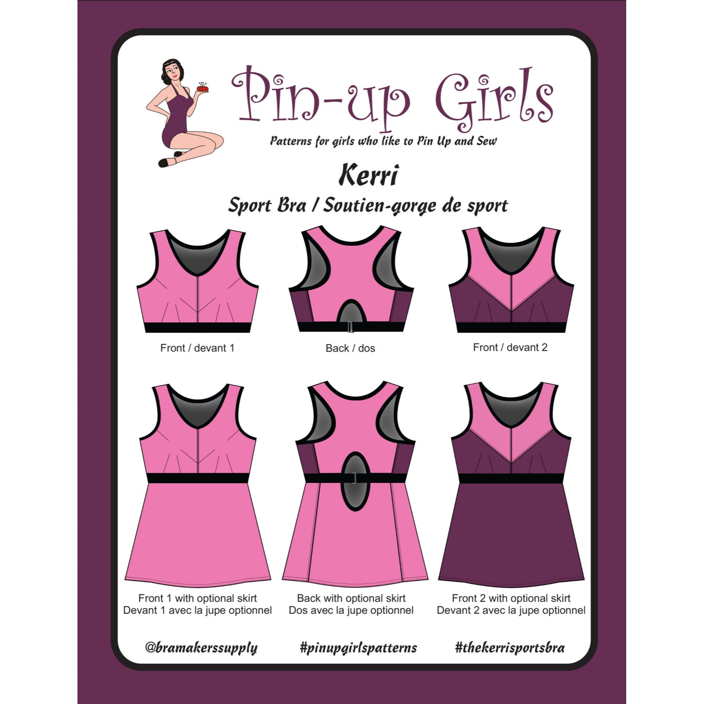 pin-up girls kerry sport bra