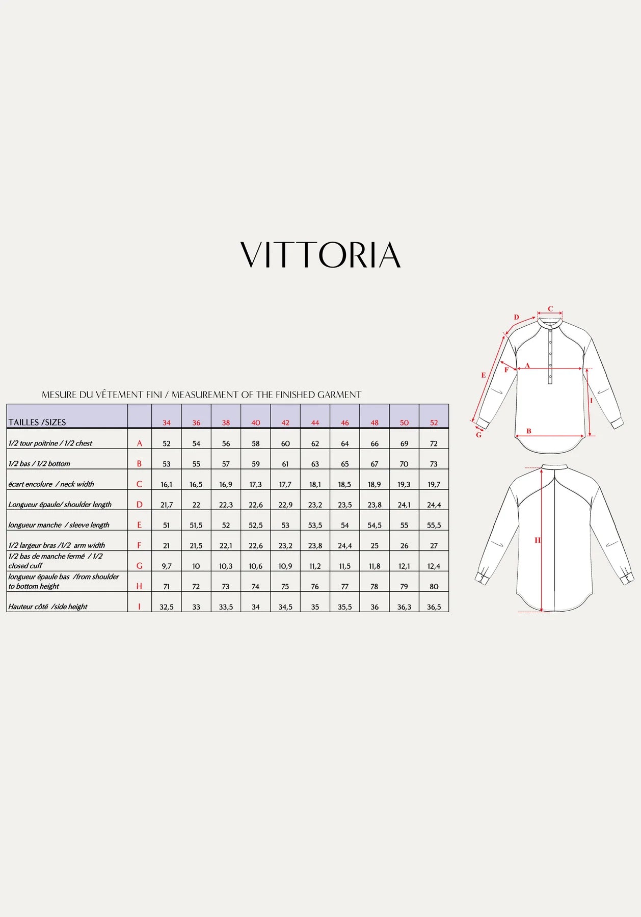 hemd vittoria Maison Fauve