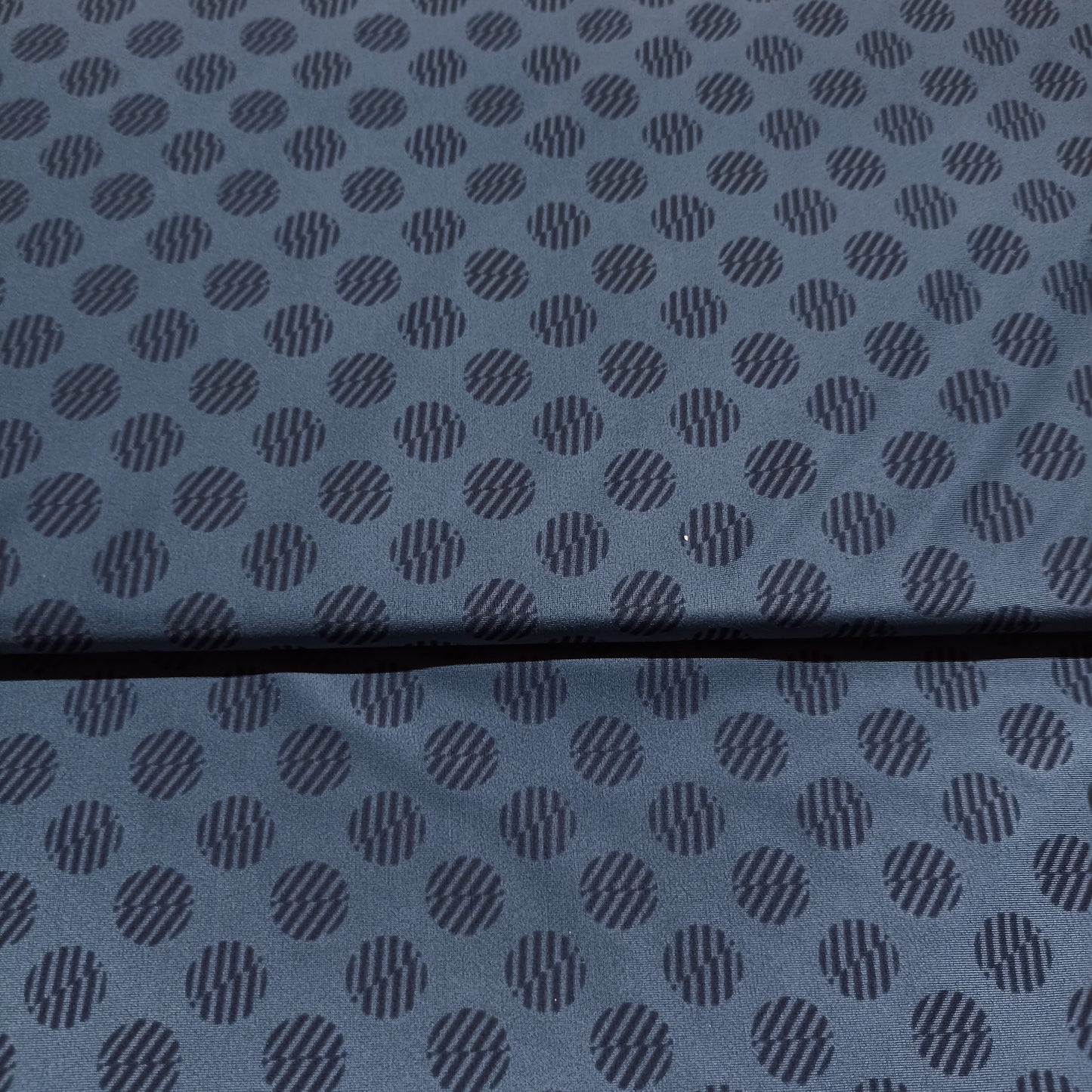 lycra dots grijsblauw