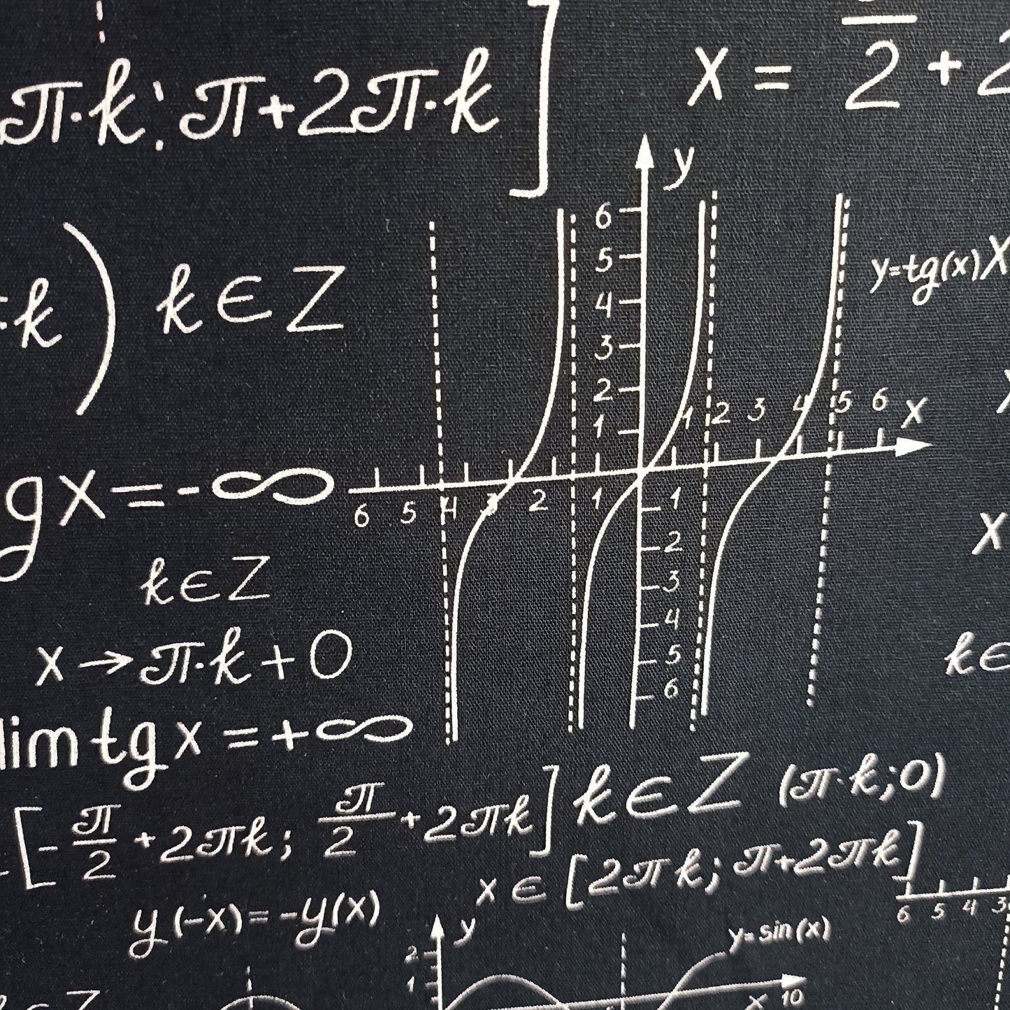 katoen wiskunde zwart