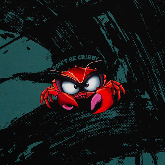 paneel french terry don't be crabby 'Thorsten Berger'