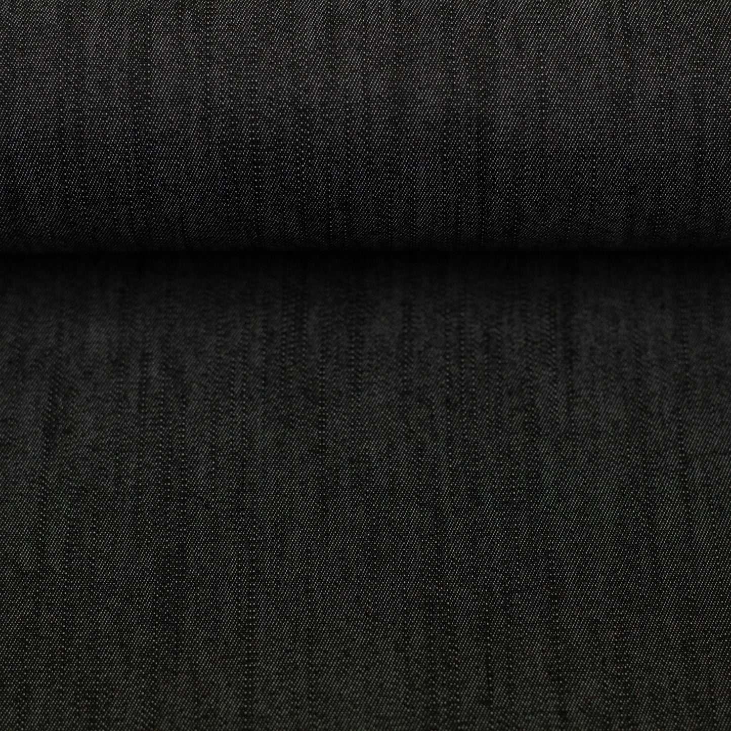 jeans zwart met witte scheringdraad