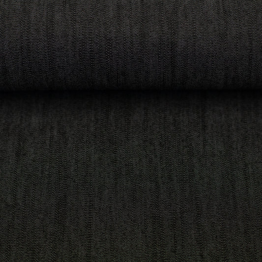 jeans zwart met witte scheringdraad