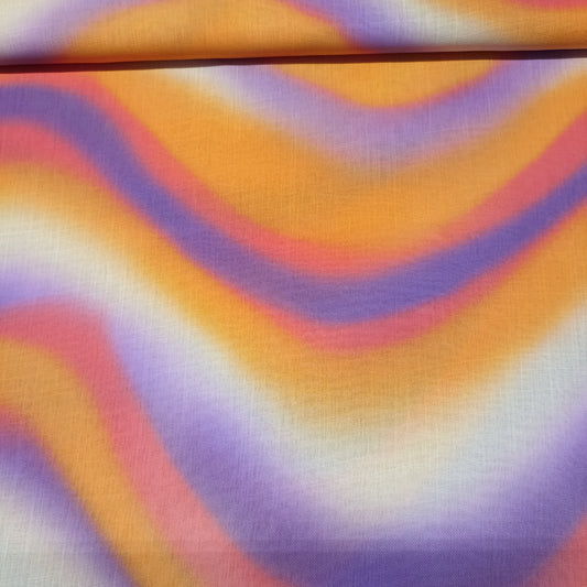 katoen geblurd multicolor