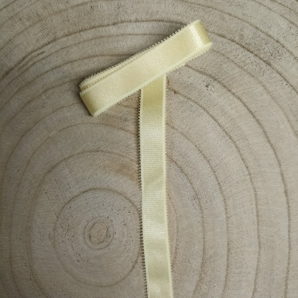 schouderband pastelgeel 1,5 cm