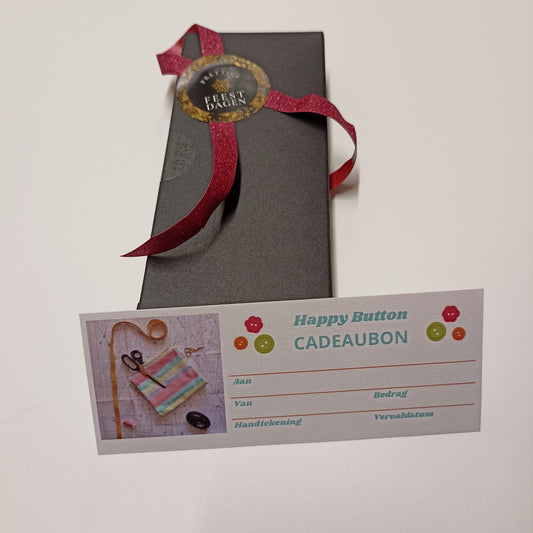 Fysieke cadeaubon met leuke attentie vanaf €25