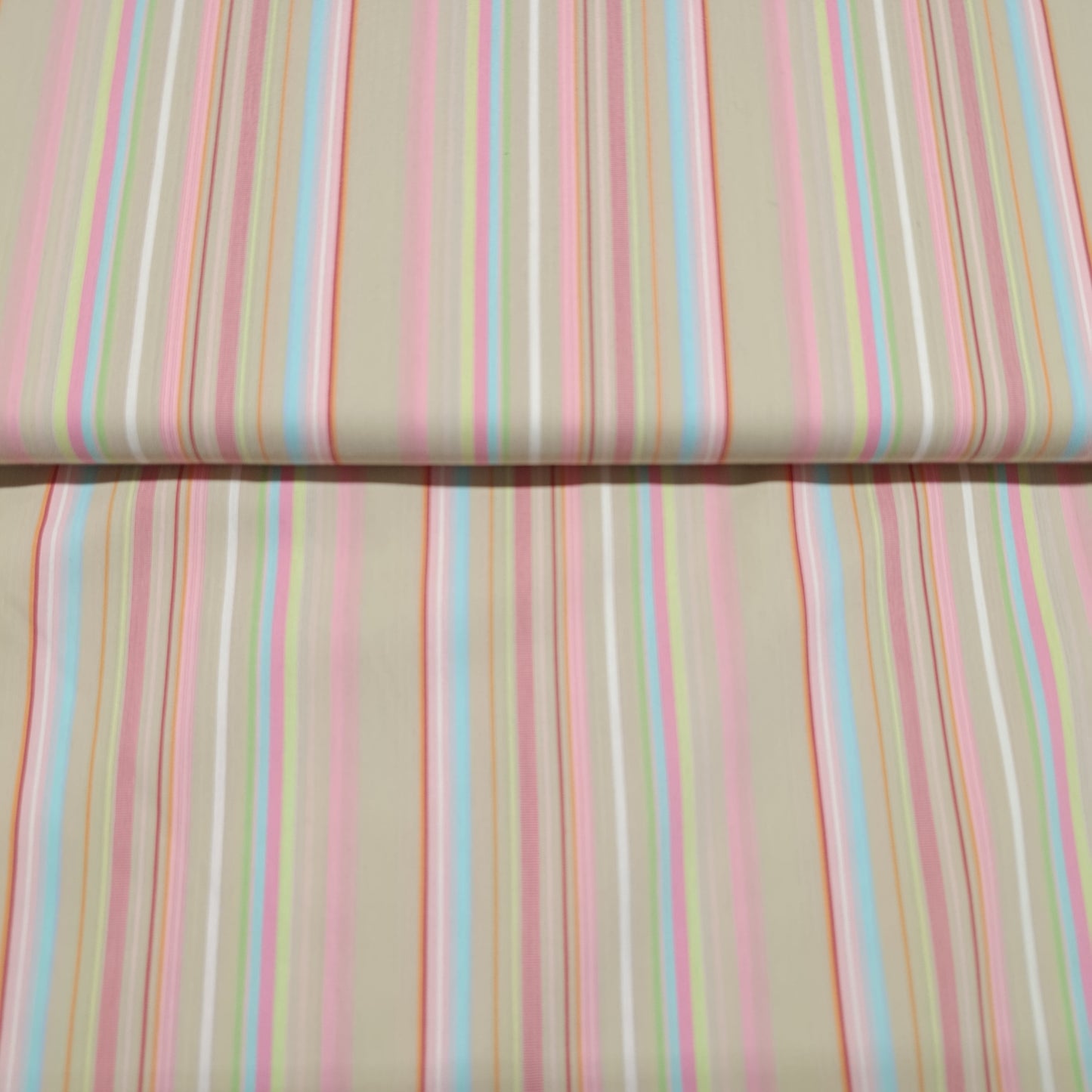 platbinding strepen multicolor deadstock comme ca