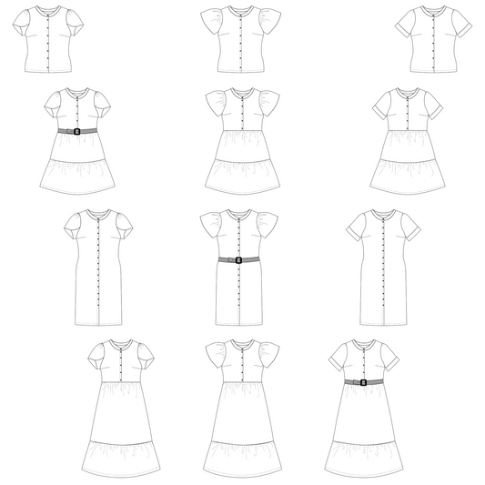 zada jurk/blouse Bel'etoile