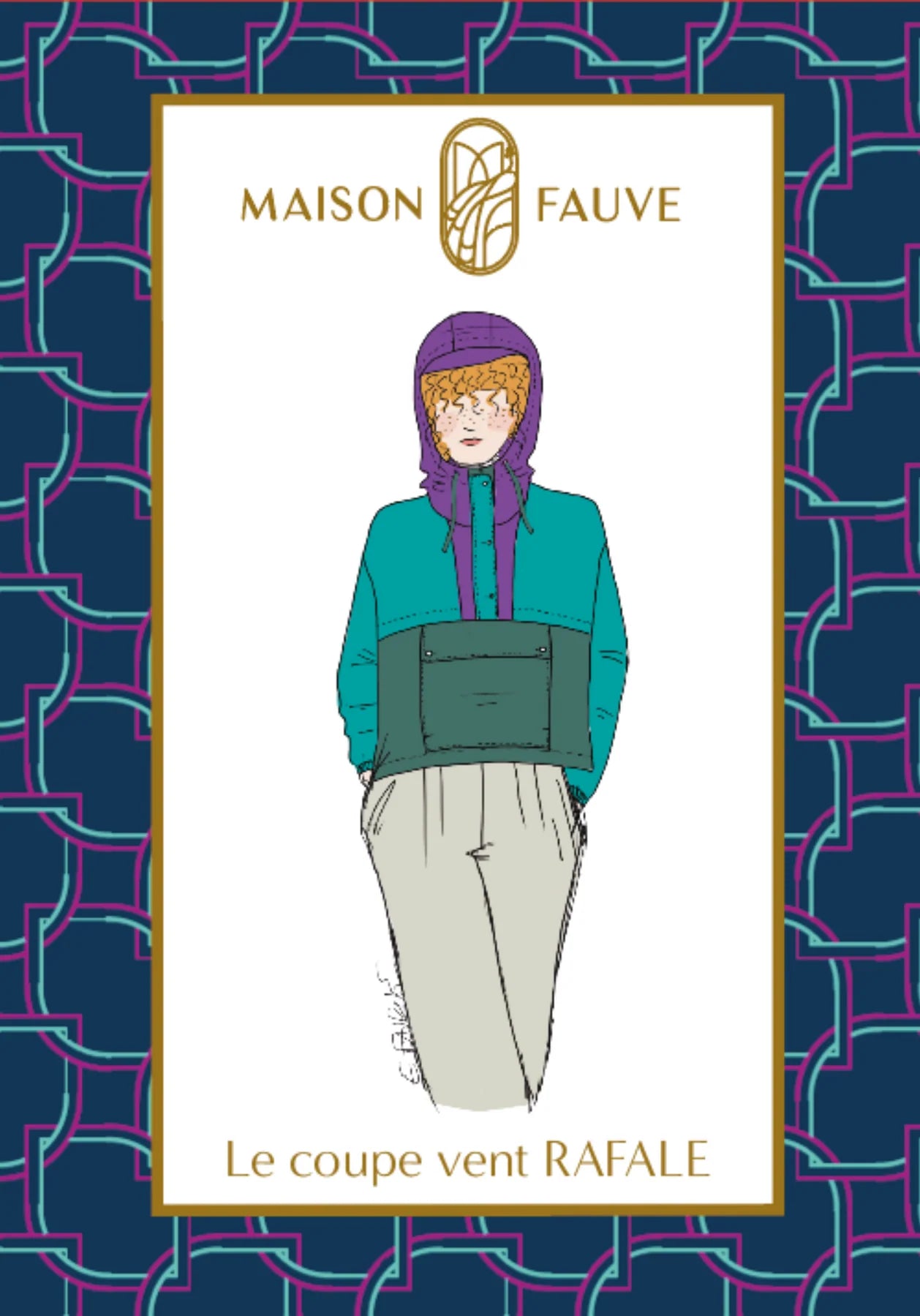 Rafale winterjas maison fauve