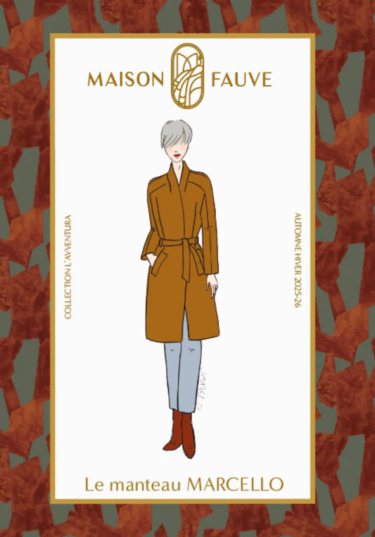 Marcello mantel maison fauve