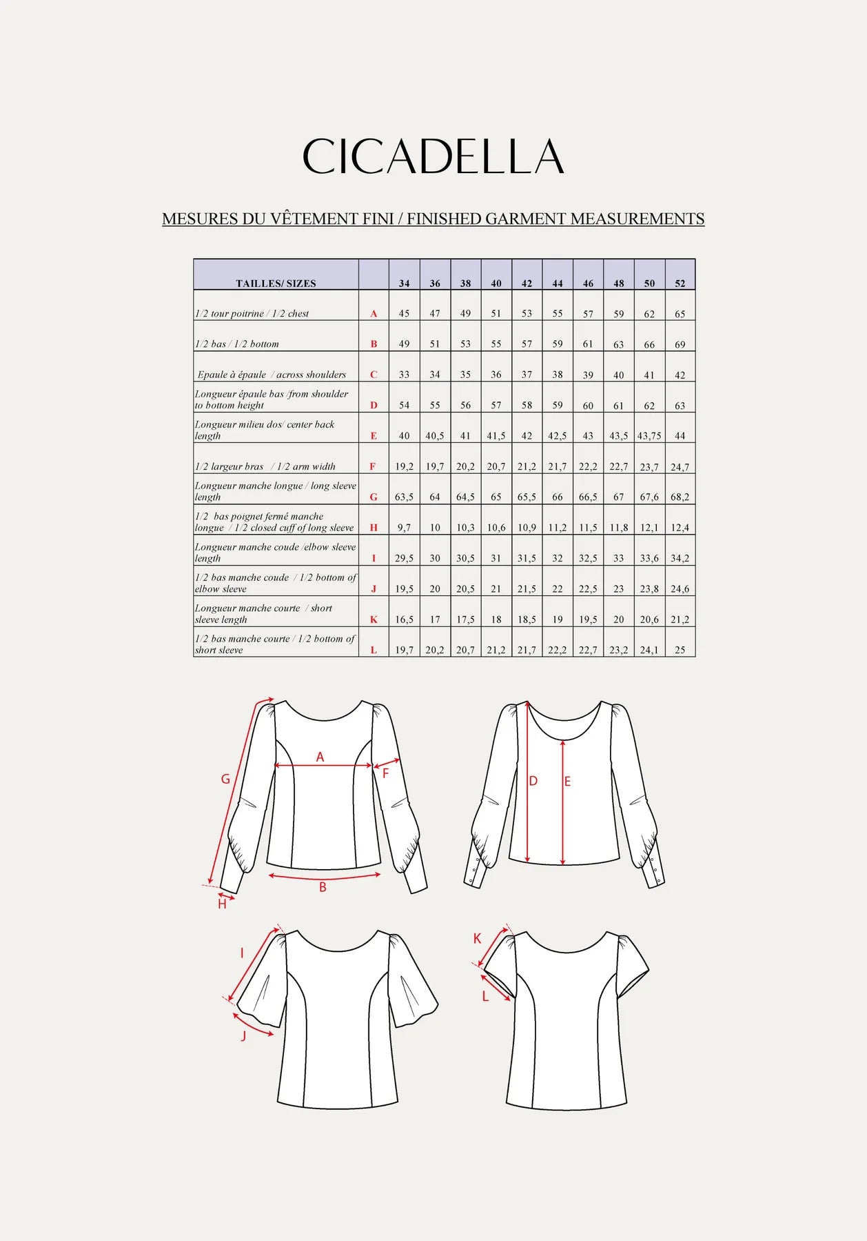 Cicadella blouse maison fauve