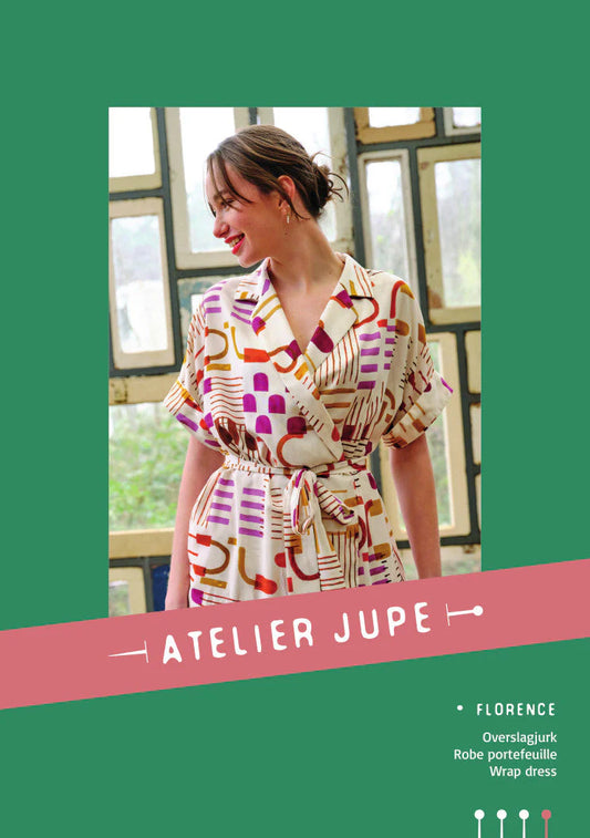 Florence overslagjurk atelier jurk