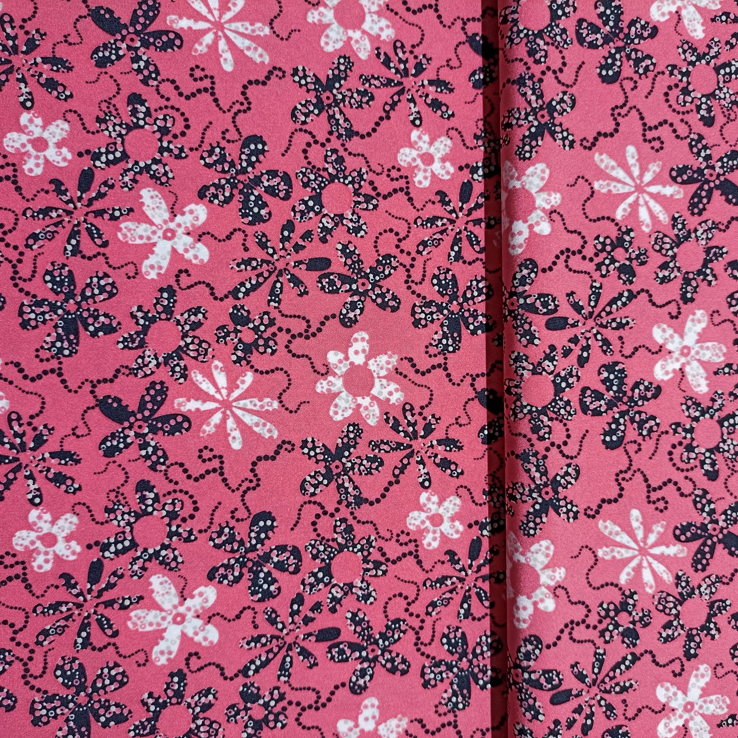 lycra bloemen op roze