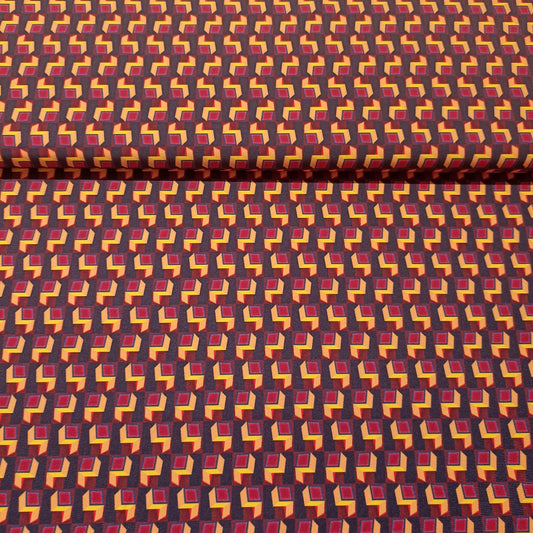 travelstof grafisch multicolor