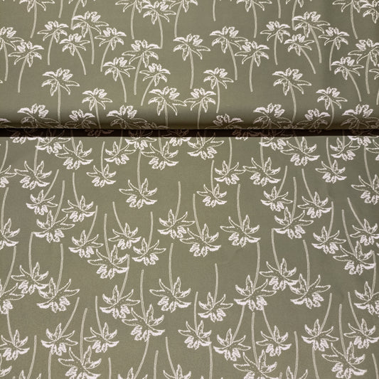 lycra palmbomen op mosgroen