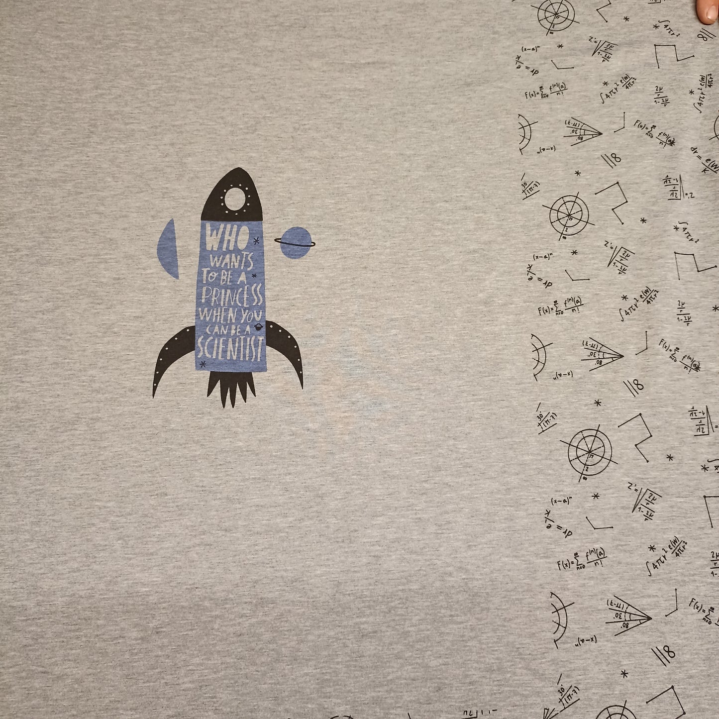 sweater who wants to be a princess whey you can be a scientist