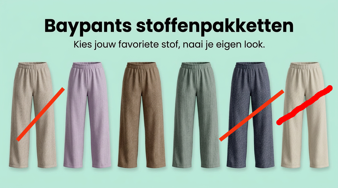 baypants pakket voor kinderen of dames tieners in verschillende kleuren