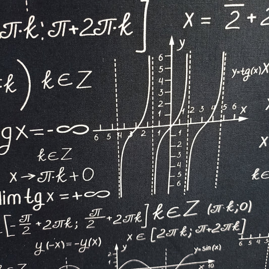 katoen wiskunde zwart