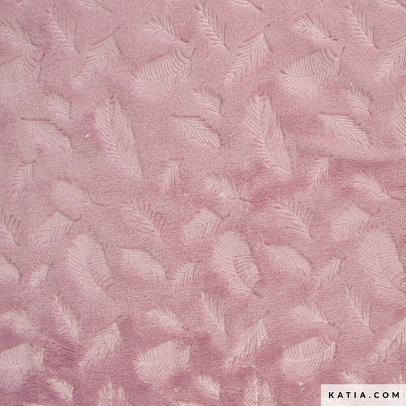 fleece pluimen roze