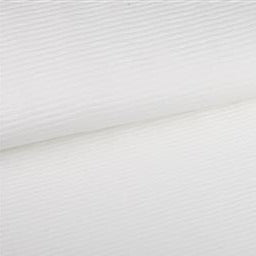 polyester wit met lijnrelief